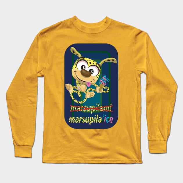 Marsupilami no it's marsupilaice Long Sleeve T-Shirt by tepy 